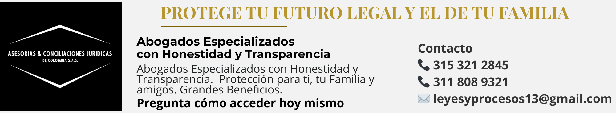 asesorias & conciliaciones jurídicas de colombia sas