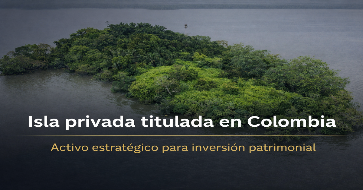 🏝️ Isla en Buenaventura: activo inmobiliario estratégico para inversionistas en Colombia